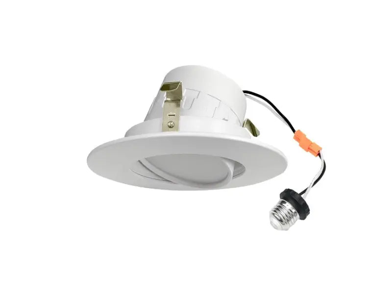 4 Inch Gimbal Recessed Retrofit LED Downlight Trim Kelvin Selectable 27K/3K/35K/4K/5K - Let There Be Lighting