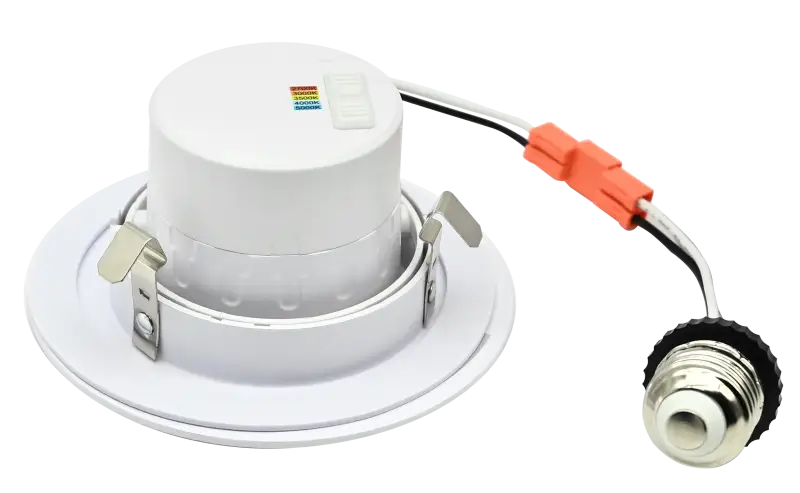 4 Inch Gimbal Recessed Retrofit LED Downlight Trim Kelvin Selectable 27K/3K/35K/4K/5K - Let There Be Lighting