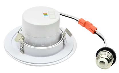 4 Inch Gimbal Recessed Retrofit LED Downlight Trim Kelvin Selectable 27K/3K/35K/4K/5K - Let There Be Lighting