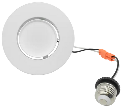 4 Inch Gimbal Recessed Retrofit LED Downlight Trim Kelvin Selectable 27K/3K/35K/4K/5K - Let There Be Lighting