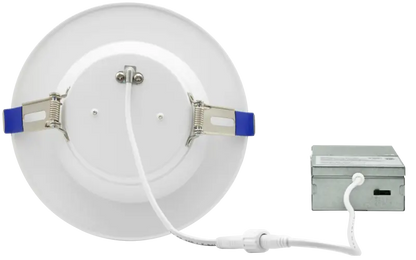 6 Inch Clip-in LED Downlight with Integrated J-Box Kelvin Selectable 27K/3K/35K/4K/5K - Let There Be Lighting