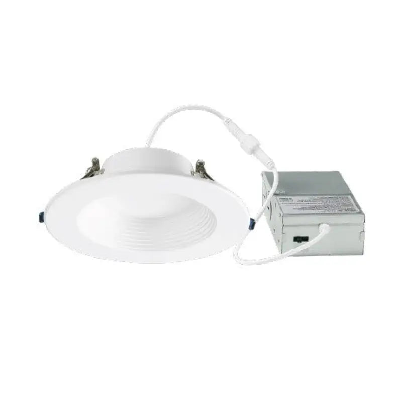 6 Inch Clip-in LED Downlight with Integrated J-Box Kelvin Selectable 27K/3K/35K/4K/5K - Let There Be Lighting