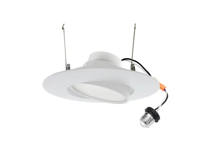 6 Inch Gimbal Recessed Retrofit LED Downlight Trim Kelvin Selectable 27K/3K/35K/4K/5K - Let There Be Lighting