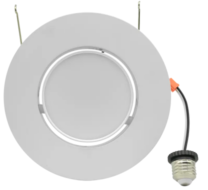 6 Inch Gimbal Recessed Retrofit LED Downlight Trim Kelvin Selectable 27K/3K/35K/4K/5K - Let There Be Lighting