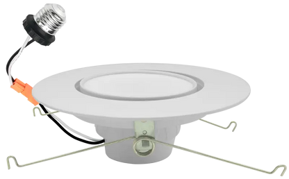 6 Inch Gimbal Recessed Retrofit LED Downlight Trim Kelvin Selectable 27K/3K/35K/4K/5K - Let There Be Lighting