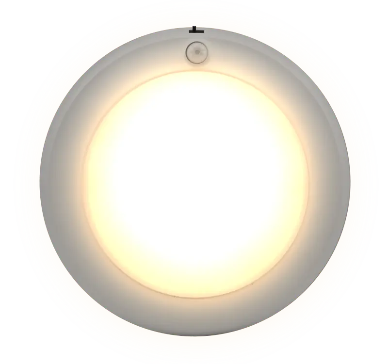 6 Inch LED Surface Mount Closet Light with Motion Sensor Kelvin Selectable 27K/3K/35K/4K/5K - Let There Be Lighting