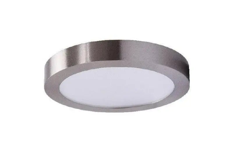 9 Inch LED Surface Mount Disk Light Kelvin Selectable 27K/3K/35K/4K/5K White, Nickel, or Bronze Finish - Let There Be Lighting