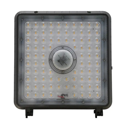 LED Canopy Light with Occupancy Sensor Lumen Selectable 7,000/8,000/10,000LM Kelvin Selectable 3K/4K/5K Bronze or White Finish - Let There Be Lighting