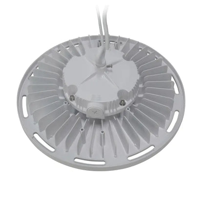 LED UFO Round High Bay Lumen Selectable 24,000/30,000/35,000LM Kelvin Selectable 4K/5K Plug-In Sensor Ready Black or White Finish - Let There Be Lighting