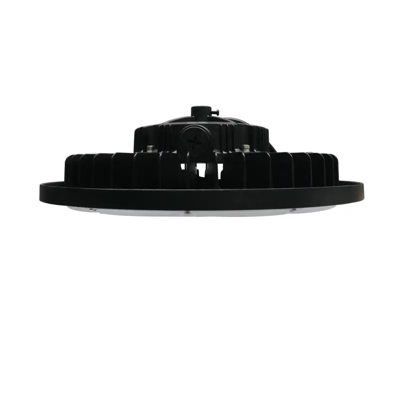 LED UFO Round High Bay Lumen Selectable 24,000/30,000/35,000LM Kelvin Selectable 4K/5K Plug-In Sensor Ready Black or White Finish - Let There Be Lighting