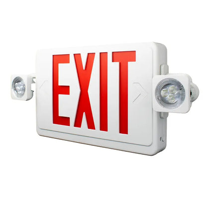 Low Profile LED Exit & Emergency Combo with Battery Backup - Let There Be Lighting