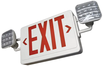 Standard LED Exit & Emergency Combo with Battery Backup - Let There Be Lighting