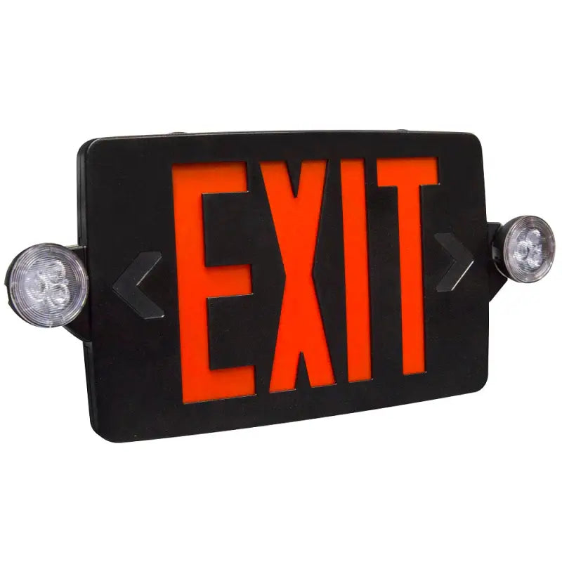 Thin LED Exit & Emergency Combo with Battery Backup - Let There Be Lighting