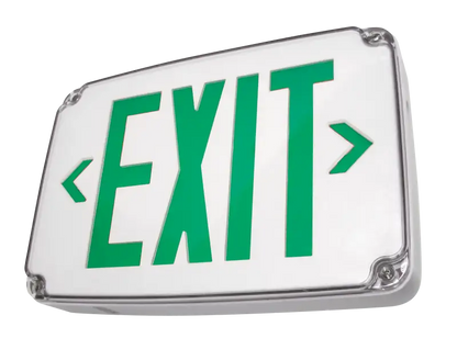 Wet Location LED Exit Sign with Battery Backup - Let There Be Lighting