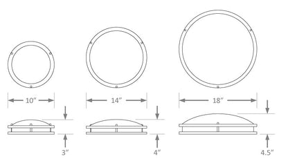 Surface Mount Double Ring Kelvin Selectable Fixture
